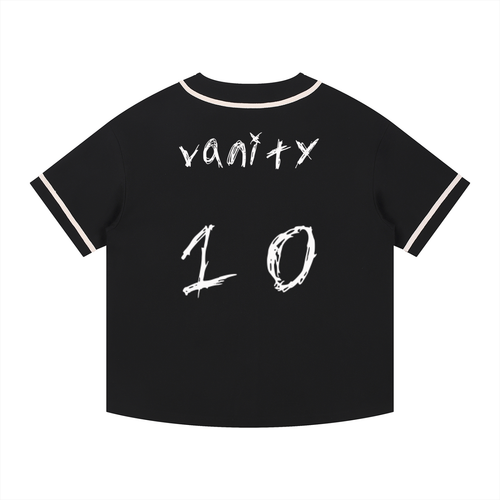 vanity Piped Button-Up Jersey